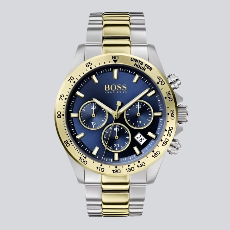 Hugo Boss Men's Hero Lux Chronograph Two Tone Watch