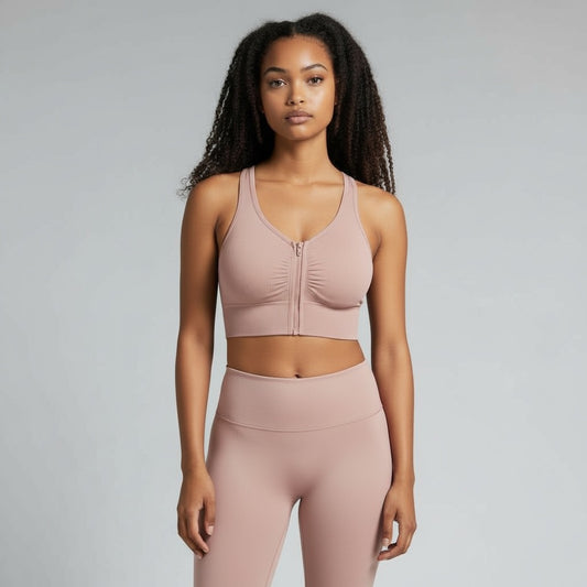 Modeflex PowerLock Zip Bra - Pink