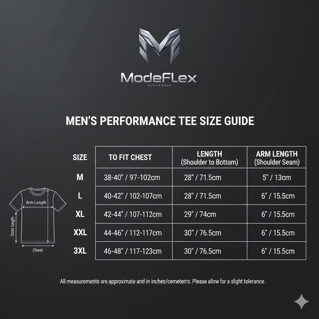 ModeFlex Movement – Men's Lightweight Breathable Quick Dry Running T-Shirt – Black